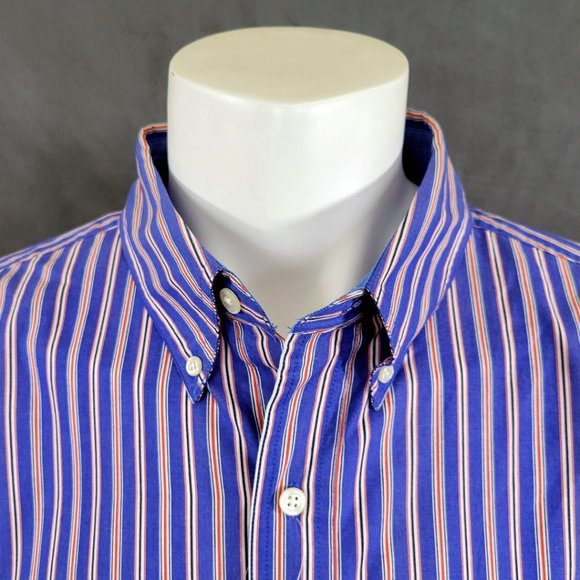 CHAPS Men's XL Button Down Dress Shirt - NWT - Picture 4 of 13